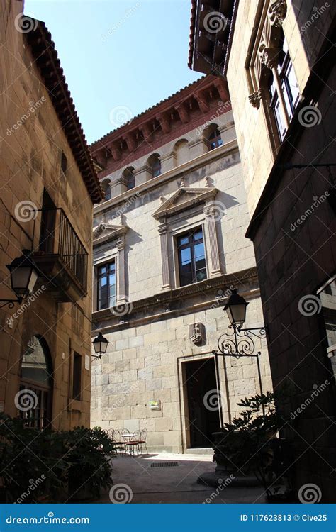 Spanish Village Streets Stock Image Image Of Historic 117623813