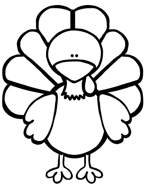 Printable Turkey Outline