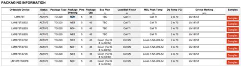 LM1875: LM1875T,LM1875T/LB03 P/Ns and packages - Audio forum - Audio ...