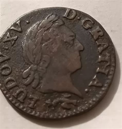 Monnaie Royale Louis Xv Liard La Vielle T Te Besan On Eur