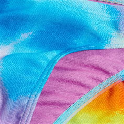 Women S Club Training Allover Digital Hipster Brief Bikini Bottom Pink Yellow Speedo UK