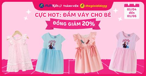 CỰC HOT Đầm váy cho bé đồng giảm Deal hời giá ngon sắm ngay