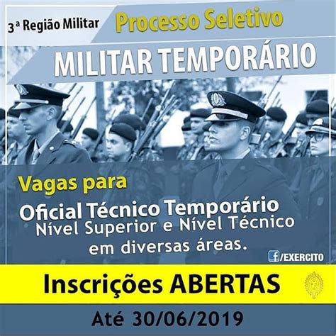 Exército Brasileiro 3ª Região Militar 3ª RM Processo Seletivo para