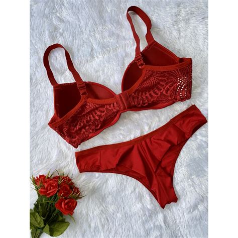 Lingerie Plus Size Bojo Fio Duplo Dental Michele Shopee Brasil