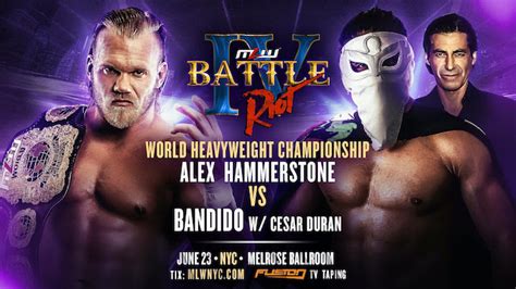 Alex Hammerstone Vs Bandido MLW World Championship Match Set For