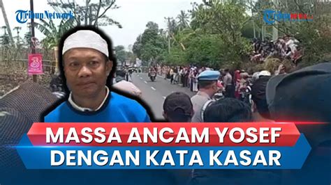 Yosef Belum Dihadirkan Ke TKP Kasus Subang Massa Teriakkan Kata Kasar