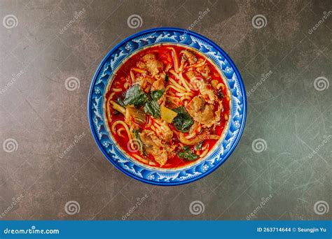 Malatang Chinese Spicy Numbing Hot Soup Stock Photo Image Of Meat Siam