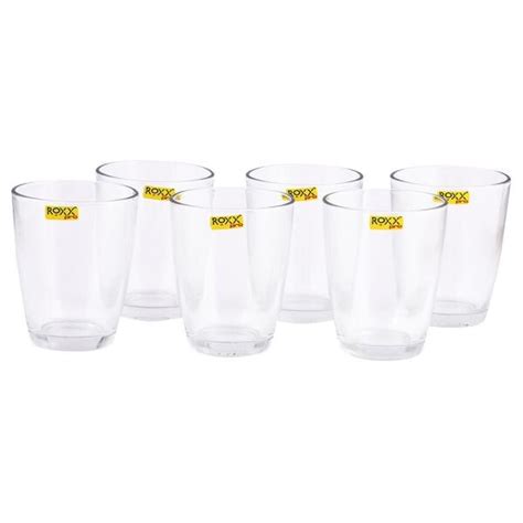 Roxx Pro Madrid Glass Tumbler Ml Set Of Jiomart