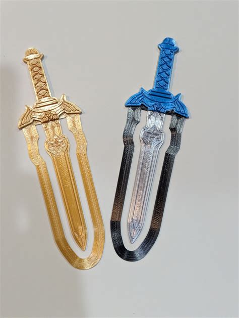 Zelda master sword bookmark by vulcan | Download free STL model ...