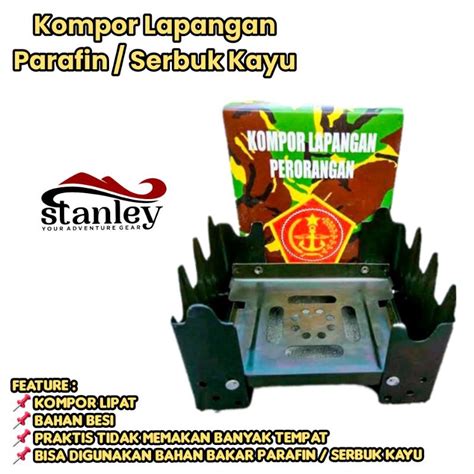 Jual Kompor Camping Portable Parafin Atau Serbuk Kayu Shopee Indonesia