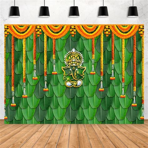 Amazon Aperturee 7x5ft India Pooja Traditional Backdrop For