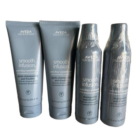 Lot Of Aveda Smooth Infusion Anti Frizz Shampoo Conditioner Set