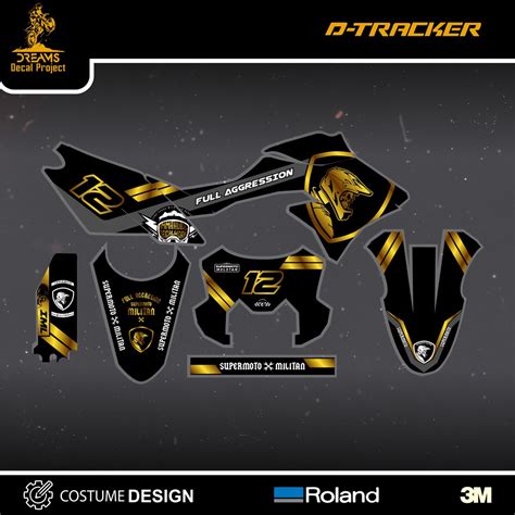 Jual Decal Sticker D Tracker Supermoto Militan Shopee Indonesia