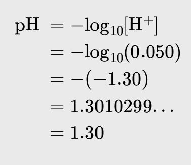 ph strong acids  hydrogen ion concentration flashcards quizlet