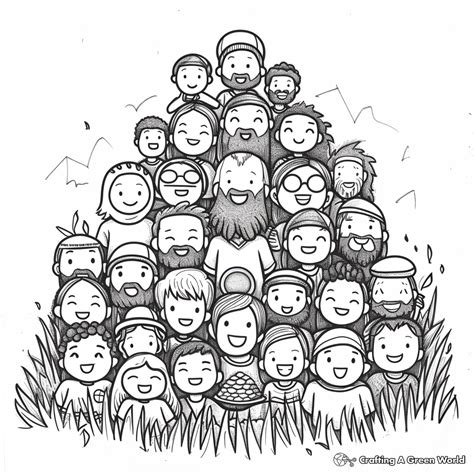 Beatitudes Coloring Pages Free And Printable