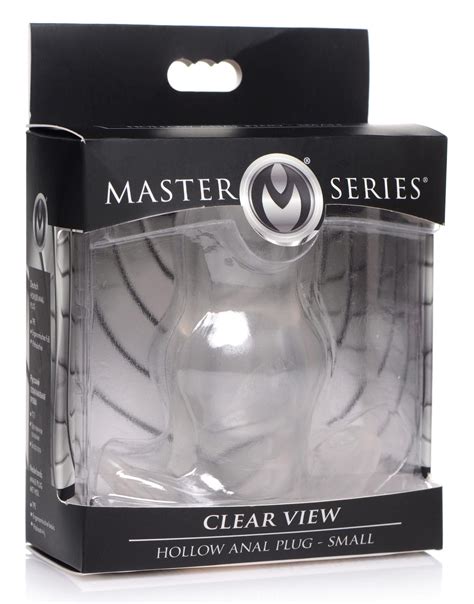 Clear View Hollow Anal Plug Small The Bdsm Toy Shop
