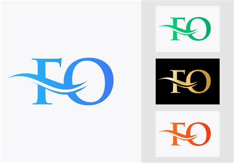 Initial Monogram Letter FO Logo Design. FO Logotype Template 23118865 ...