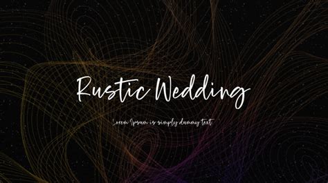 Rustic Wedding Font : Download Free for Desktop & Webfont