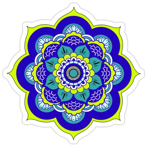 Mandala Stickers By Mattonm Redbubble