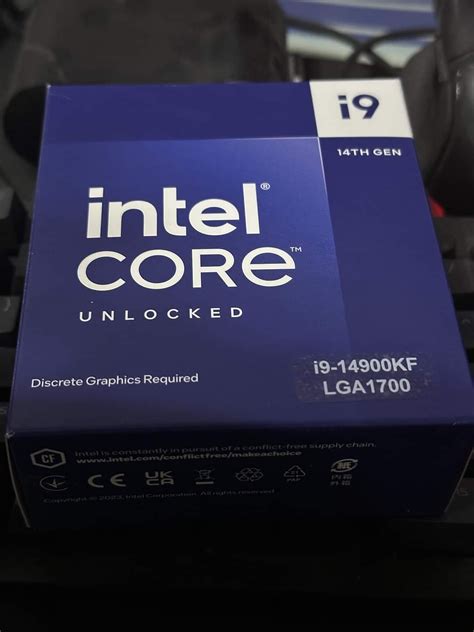 Появилось фото новой упаковки Intel Core i9-14900K