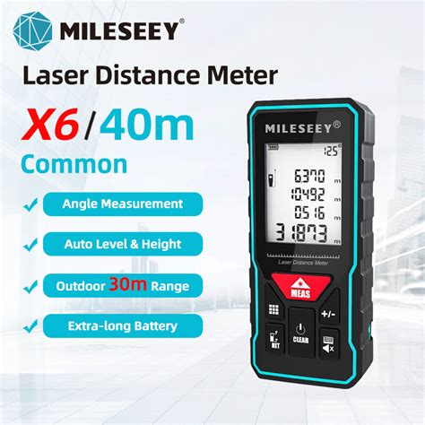 Mileseey Laser Distance Meter X M M M M Laser Rangefinder