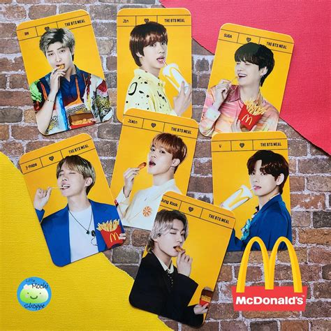 Mcdonalds Collab BTS Photocards - Etsy