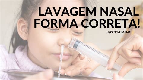 Como Fazer A Lavagem Nasal Da Forma Correta Youtube