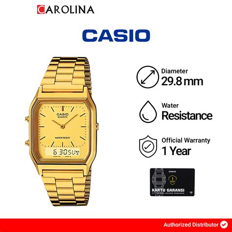 Jual Jam Tangan Unisex Casio General AQ 230GA 9D Digital Analog Dial