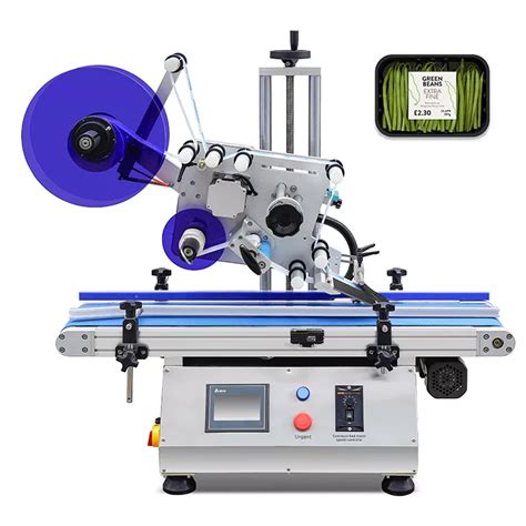 china automatic labeling desktop flat sticker labeling machine