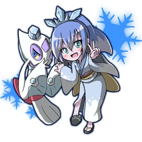 ポケットモンスター ユキメノコ、妖怪ウォッチ ふぶき姫 Kiriu さんのイラスト ニコニコ静画 イラスト