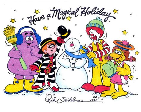 McDonaldland Christmas Cards By Rich Seidelman Do You Believe In Magic