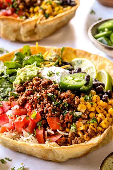 Taco Bowls Plus Optional TACO BOWL SHELLS Meal Prep