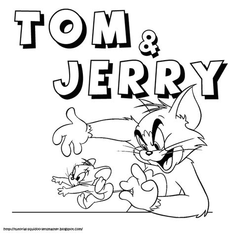 Coloring Pages Of Tom And Jerry