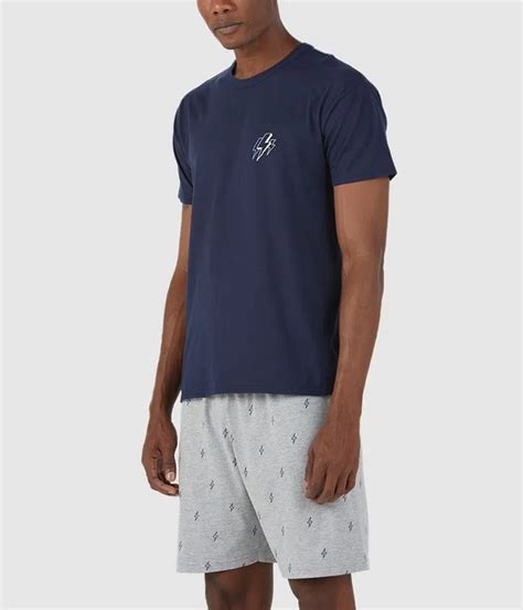 Pijama Masculino Curto Raios Malwee Algodão lingerie br