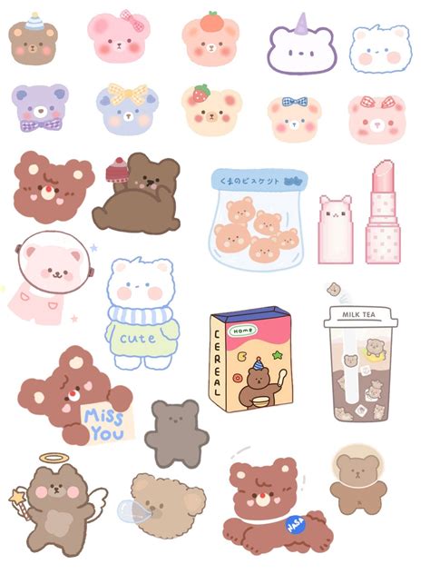 Stickers Kawaii Anime Stickers Cute Stickers Journal Stickers Scrapbook Stickers Cute