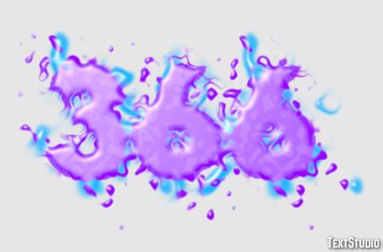 366 Text Effect and Logo Design Number
