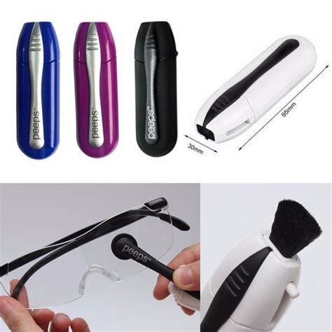 Buy Peeps Glasses Cleaner Best Eyeglass Sunglass Eyewear Clean Brush Maintenance Vision Care