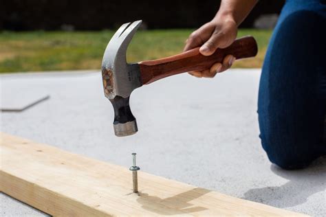 How To Drive Nails Into Concrete By Hand Hello Home Improvement