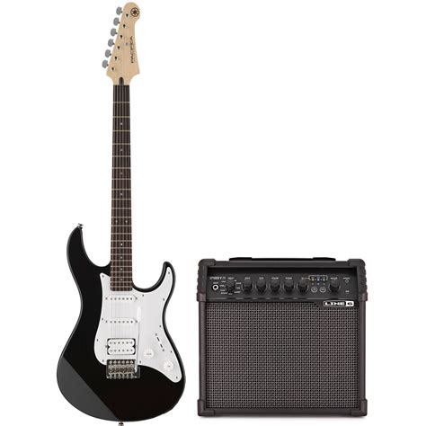 Yamaha Pacifica 012/Spider 20 Guitar Pack, Blk - GigGear