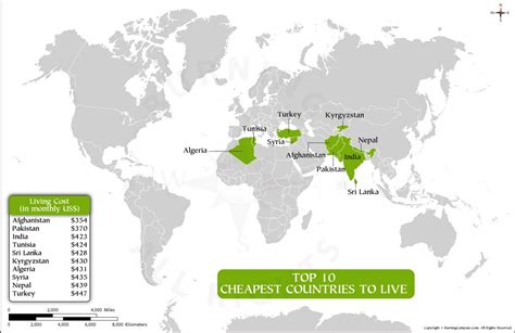 Cheapest Countries To Live Top Cheapest Countries In The World