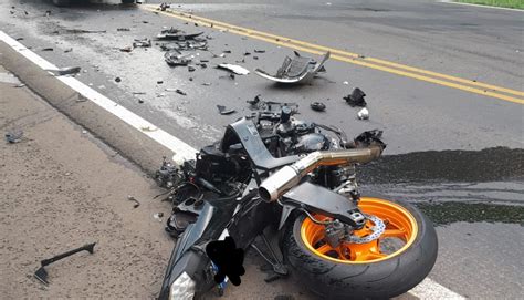 Violenta Colis O Deixa Motociclista Em Estado Grave Ap S Acidente Em