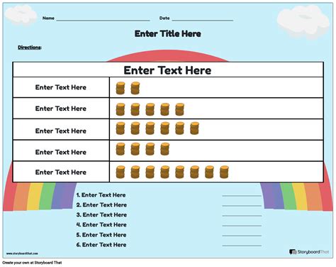 Pictograph Landscape Color 2 Storyboard Af Worksheet Templates