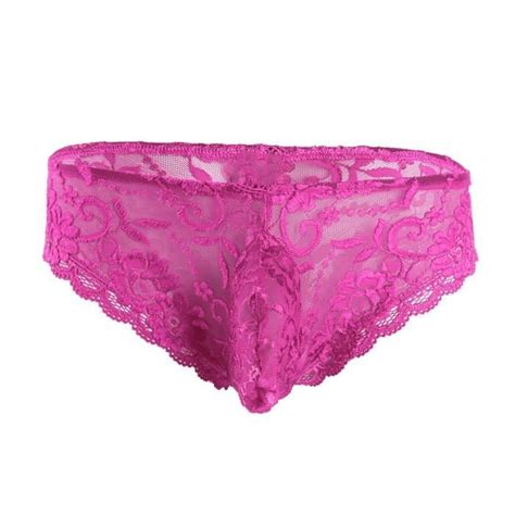 Iefiel Slip Dentelle Homme Lingerie Sous V Tements De Nuit Gay Sexy Strings Tanga Cale Ons Thong