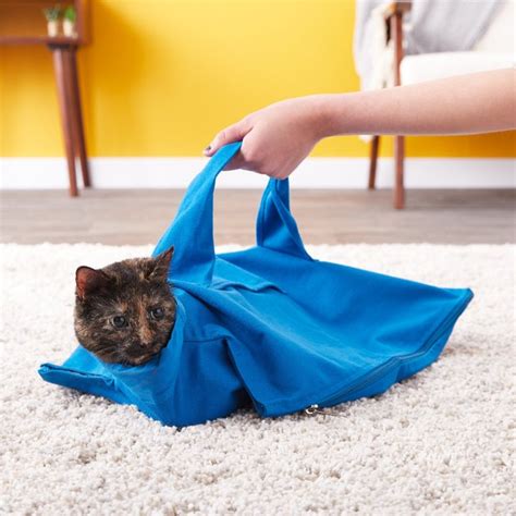 Cat In The Bag E Z Zip Cat Carrier Bag Cobalt Small