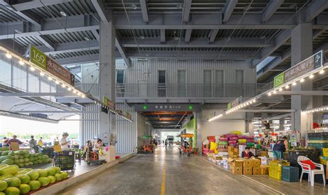 functional  sustainable hill tainan market  mvrdv