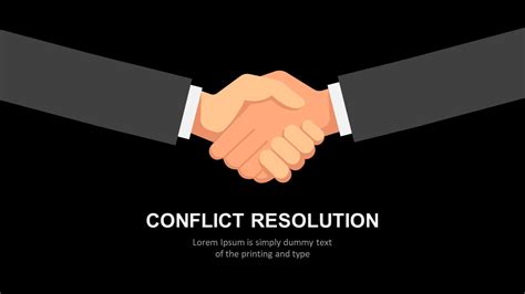 Conflict Resolution PowerPoint Template | Slidebazaar