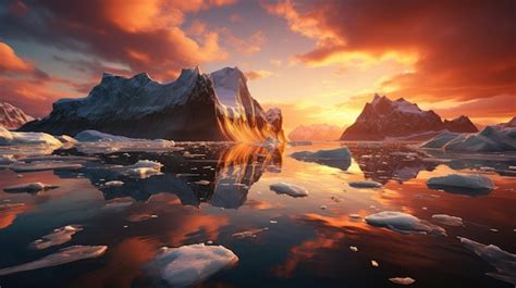 Premium AI Image | Iceberg in antarctica