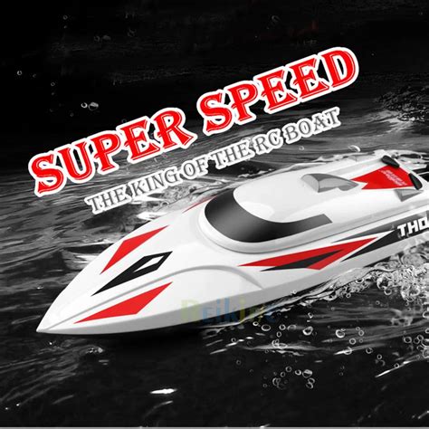 High Speed RC 25KM/H Remote Control Racing Boat 2.4GHz 4CH High Speed ...