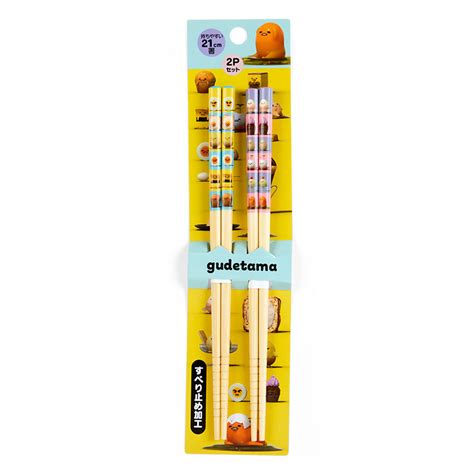 Chopsticks Set Gudetama Sanrio Meccha Japan