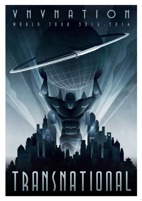 Vnv Nation Tour Poster By Rodolforever On Deviantart Art Deco Artwork